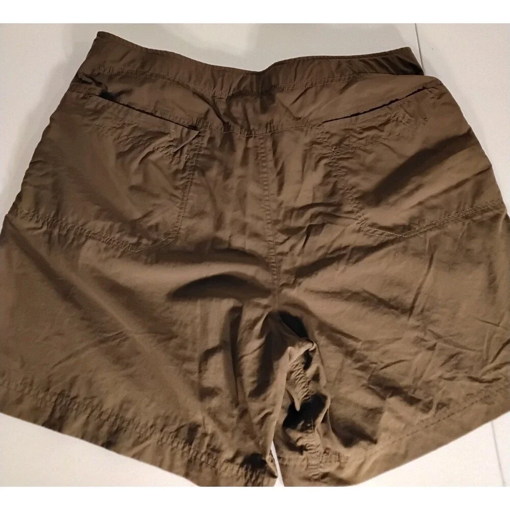 Mountain Hardwear Mens Shorts Large Khaki Belted Outdoor Hiking